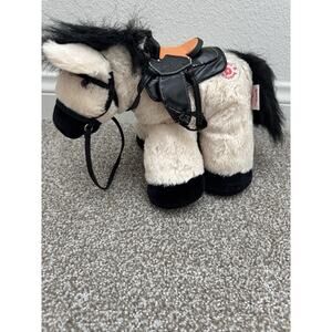 Bobtail Horse Pony Plush Removable Saddle Weighted Legs Stuffed Animal Toy 2014